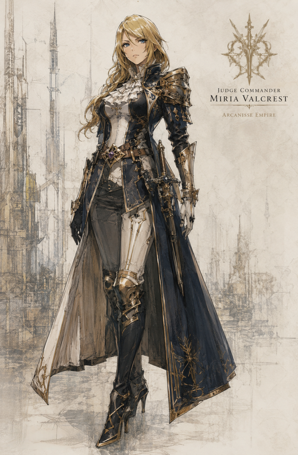 Avatar do personagem de IA Miria Valcrest