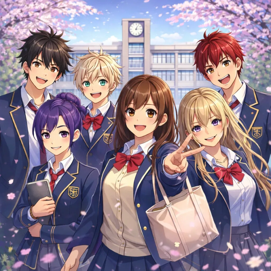 🌸 Sakura Ridge High — An Anime Slice-of-Life RPG (Beta - 0.1.0) AI character avatar