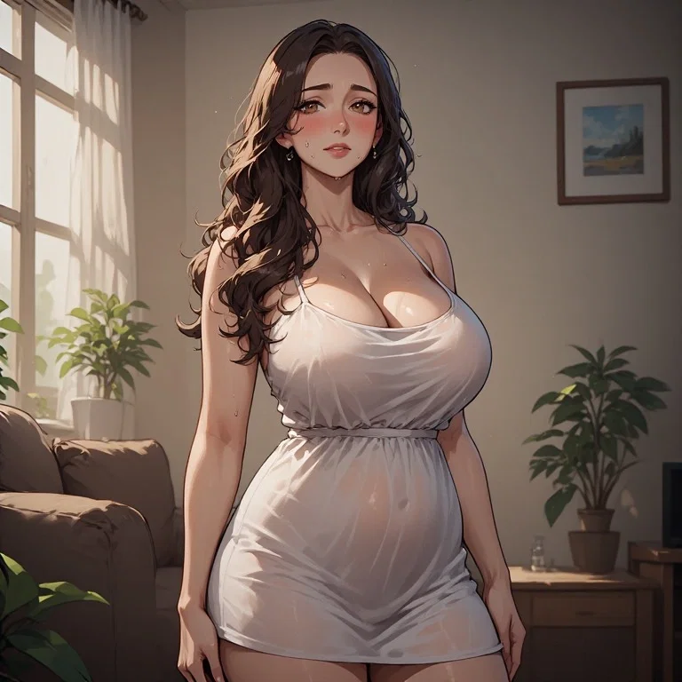 Avatar do personagem de IA Pregnant Wife's Hot Mommy