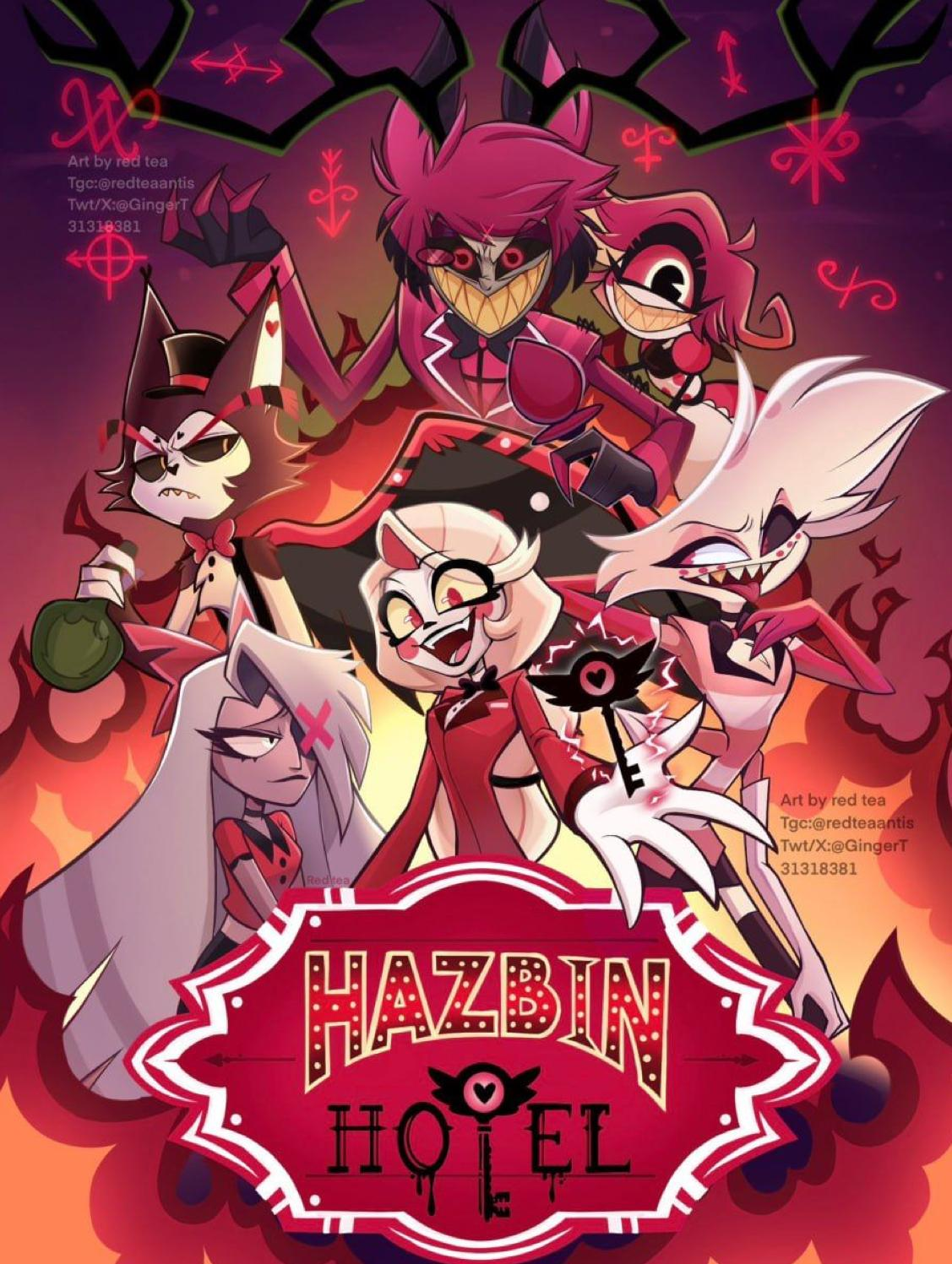 Avatar do personagem de IA Hazbin hotel—Angel Dust