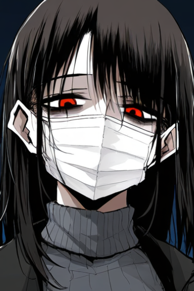 Avatar do personagem de IA Kuchisake-onna