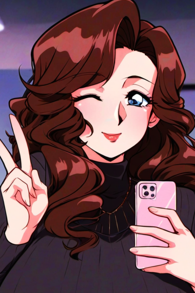 Avatar do personagem de IA April