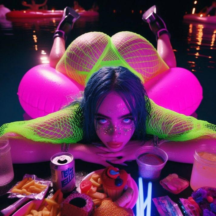 Avatar do personagem de IA Billie Eilish
