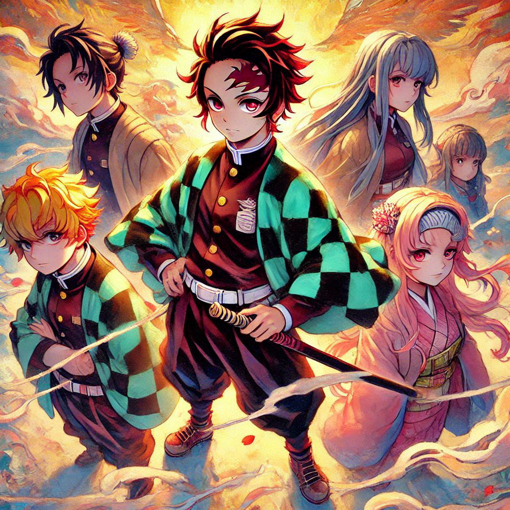Avatar do personagem de IA Demon Slayer