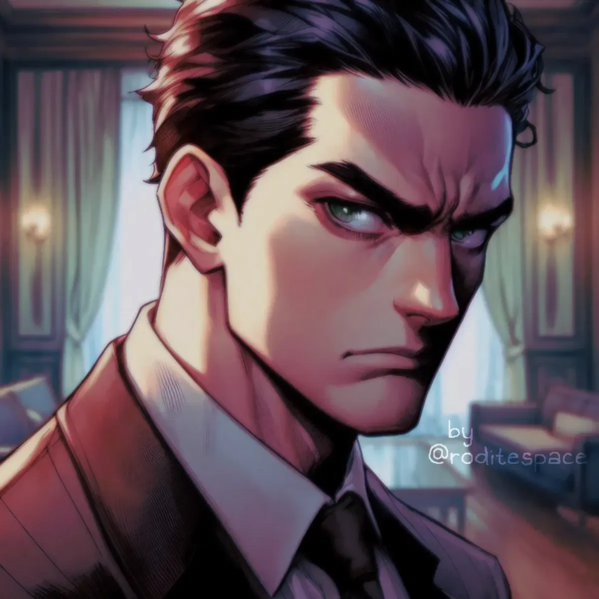 Avatar do personagem de IA Ajax Nestor: your father who hates you.