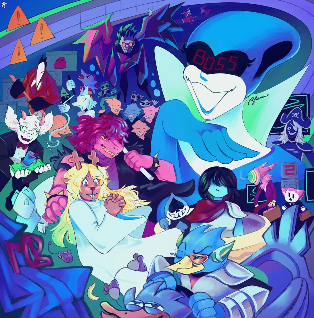 Avatar do personagem de IA Deltarune's World