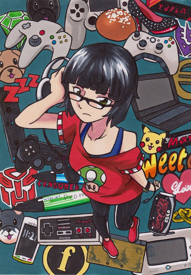 Avatar do personagem de IA Rina