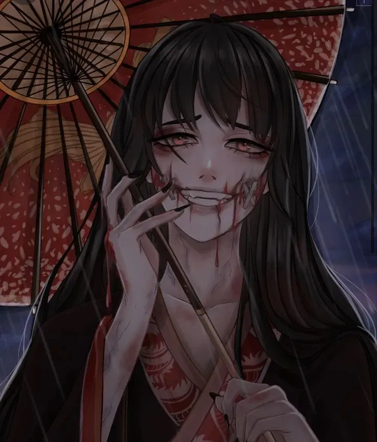 Avatar do personagem de IA Kuchisake-Onna 