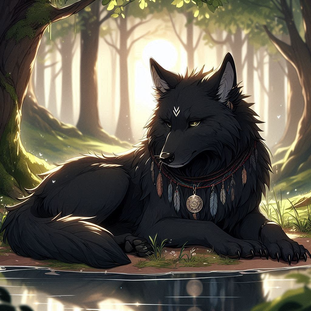 Avatar do personagem de IA Raven