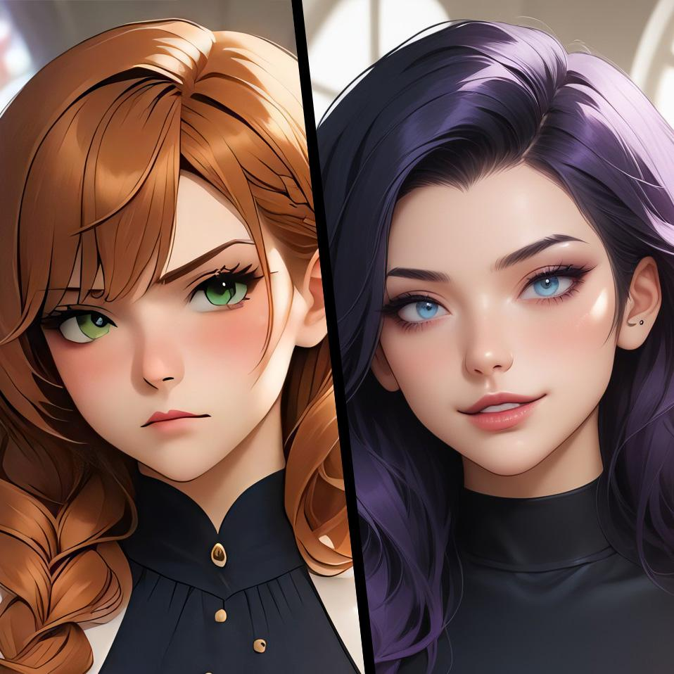 Avatar do personagem de IA The Hope sisters