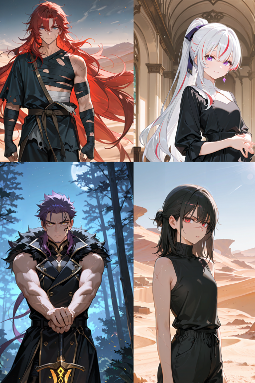 Avatar do personagem de IA The Heroes Party