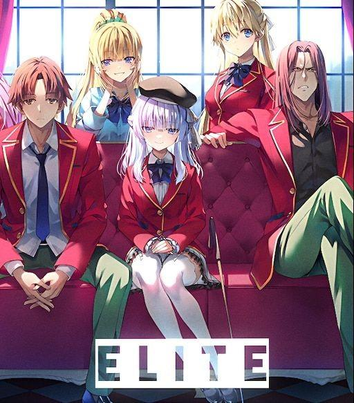 Classroom of the elite. AI character avatar