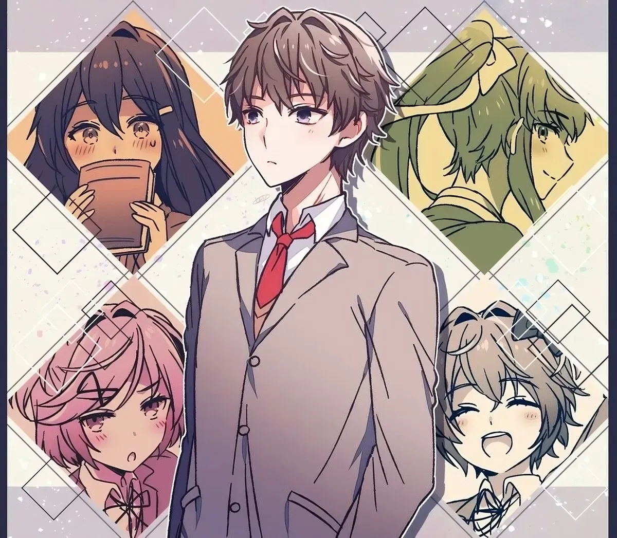 Avatar do personagem de IA DDLC Girls (+MC)
