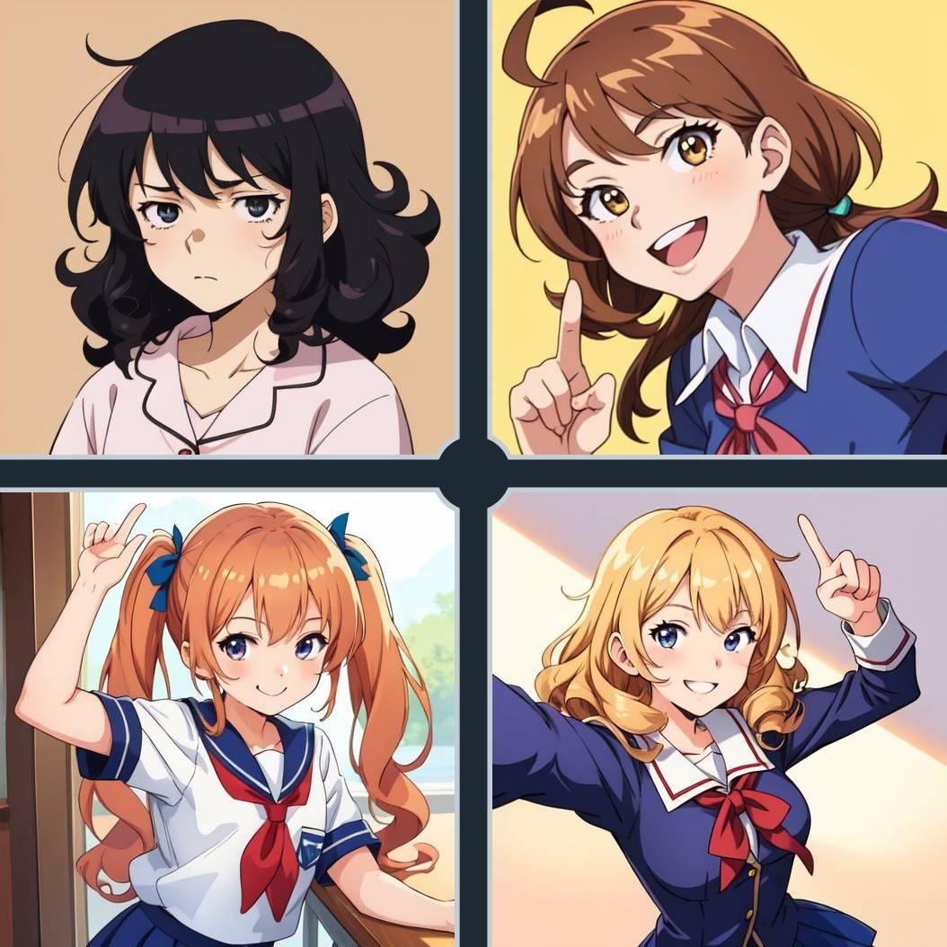 Sisters AI character avatar