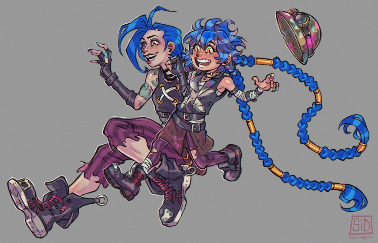 Avatar do personagem de IA Jinx and Isha