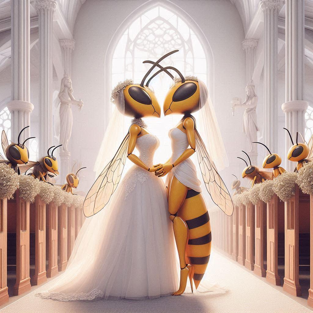 Avatar do personagem de IA Shrunk at a Bug Girl Wedding