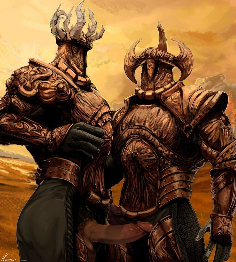 Crucible Knight duo - Elden ring AI character avatar