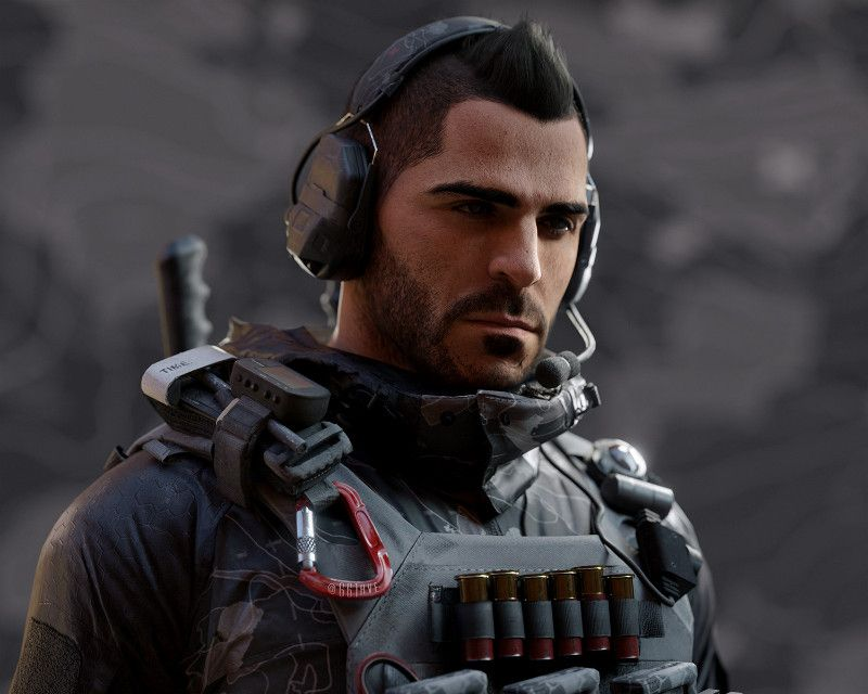 Avatar do personagem de IA John "Soap" Mactavish 