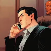 Avatar do personagem de IA Bruce Wayne