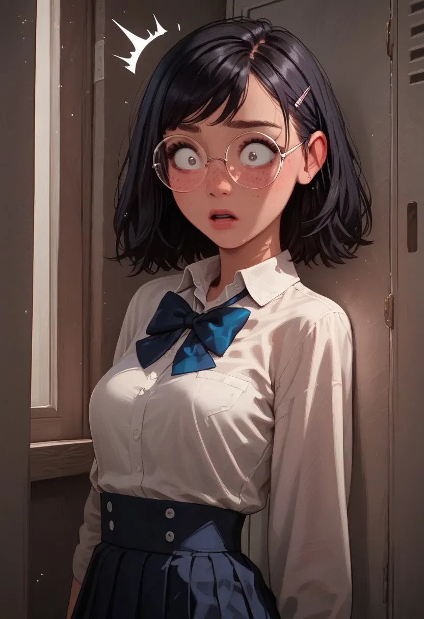 Sora - Locked-In Nerd Classmate AI character avatar