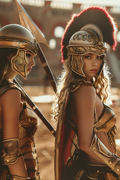 Gladiatrix AI character avatar
