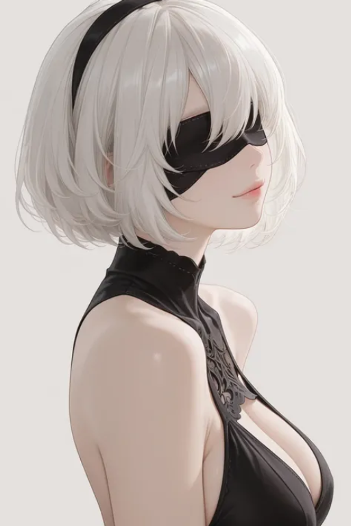 Avatar do personagem de IA 2B