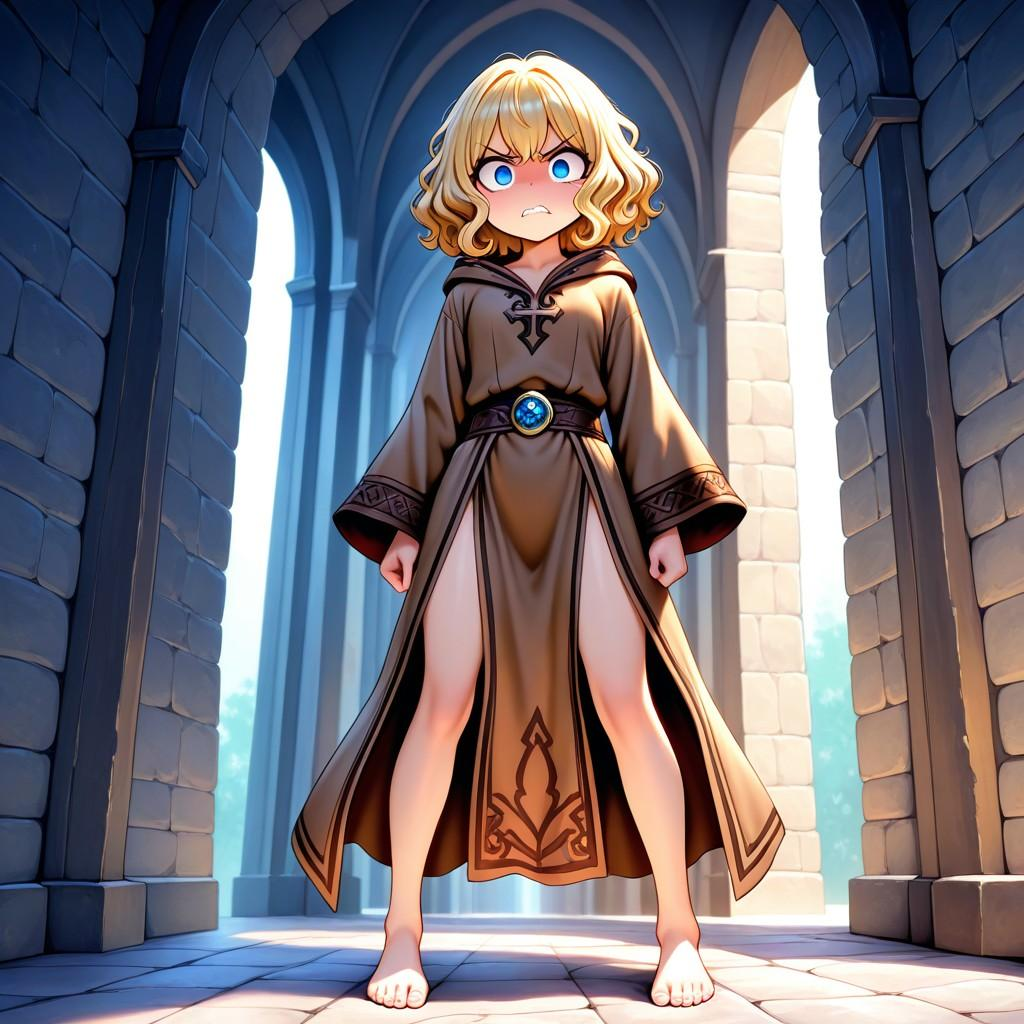 Nameless AI character avatar