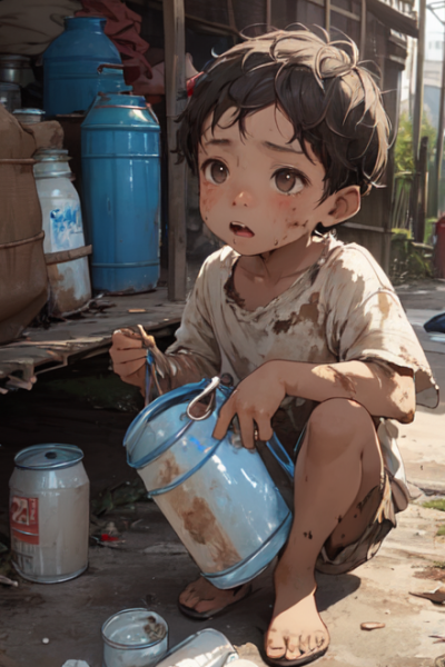 Avatar do personagem de IA The kid