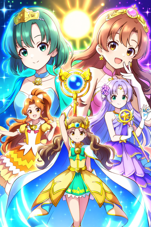 Avatar do personagem de IA Magical Girls Next Door