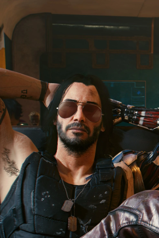 Avatar do personagem de IA Johnny Silverhand