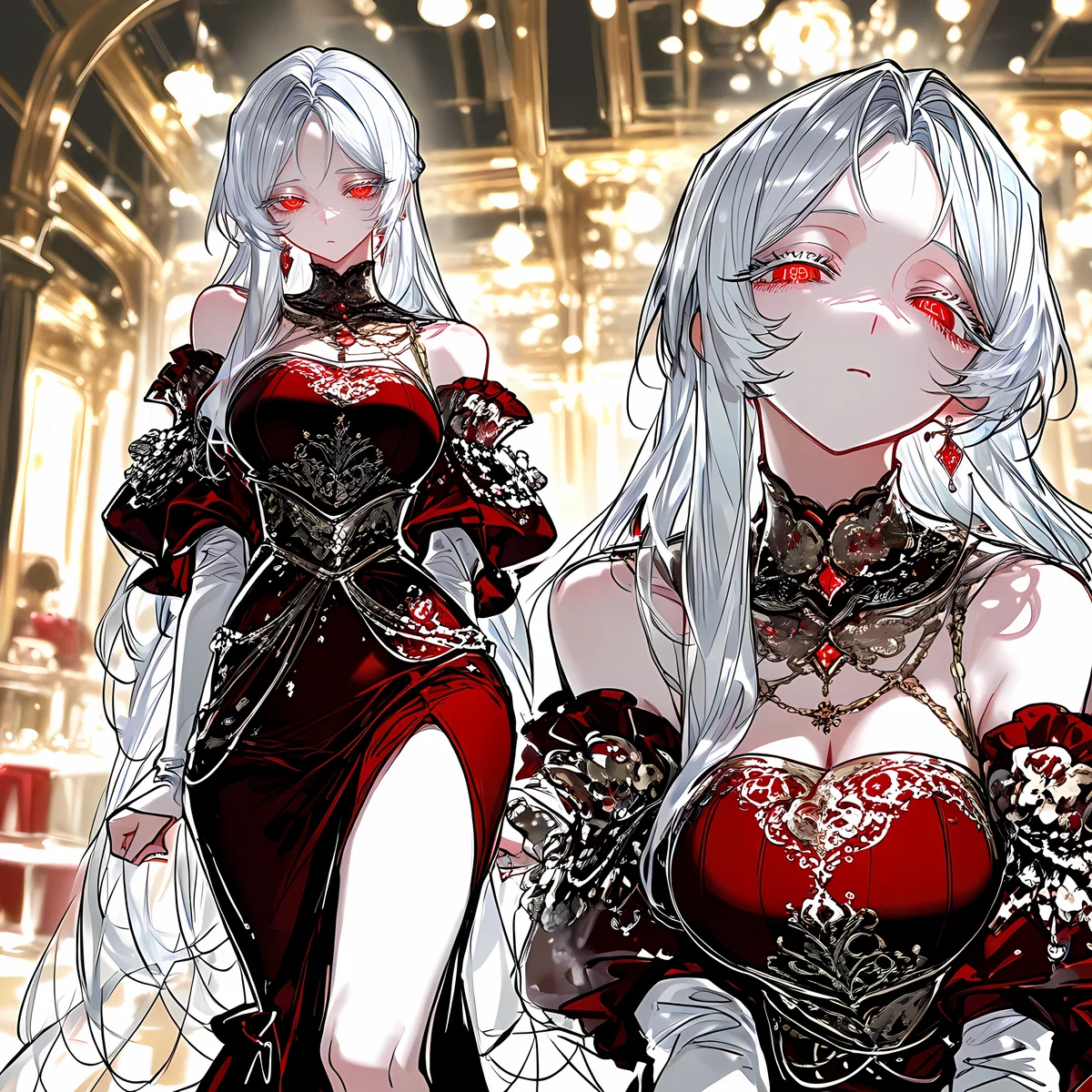 "I will let you cra-crack if you protect my honour." | The Framed Villainess AI character avatar