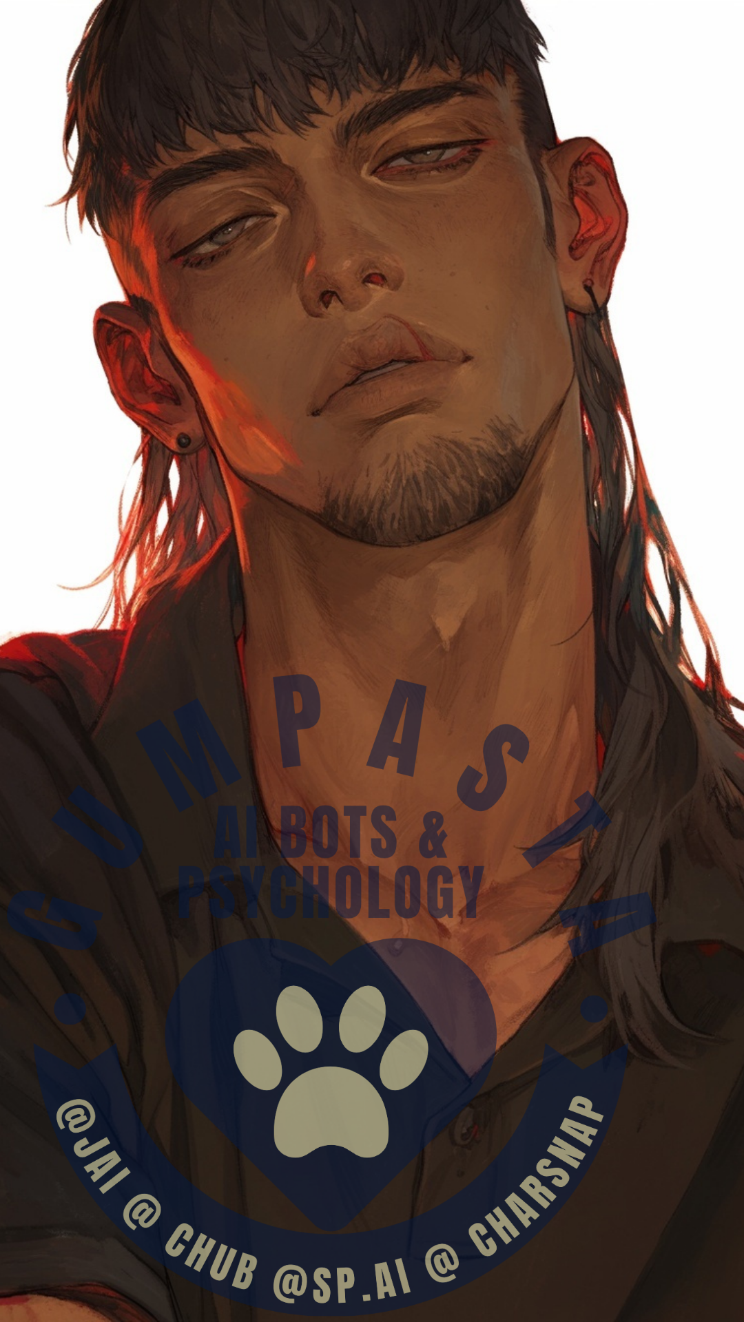 Avatar do personagem de IA Vaughn