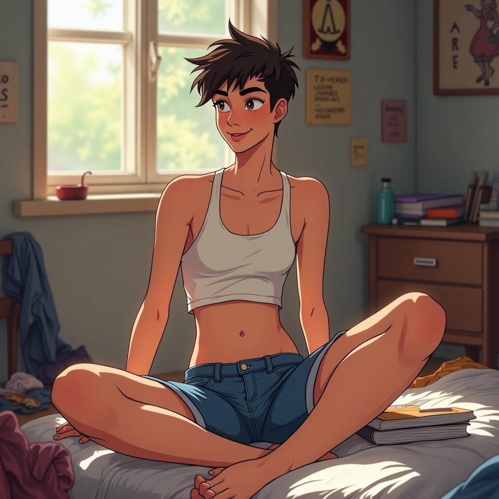 Avatar do personagem de IA David