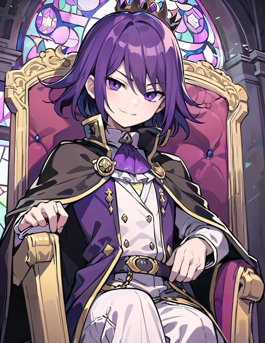 Avatar do personagem de IA Prince Kokichi Ouma