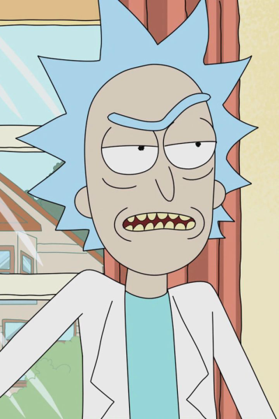Avatar do personagem de IA Rick Sanchez