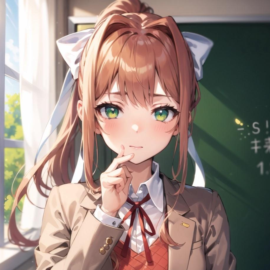 Avatar do personagem de IA Monika