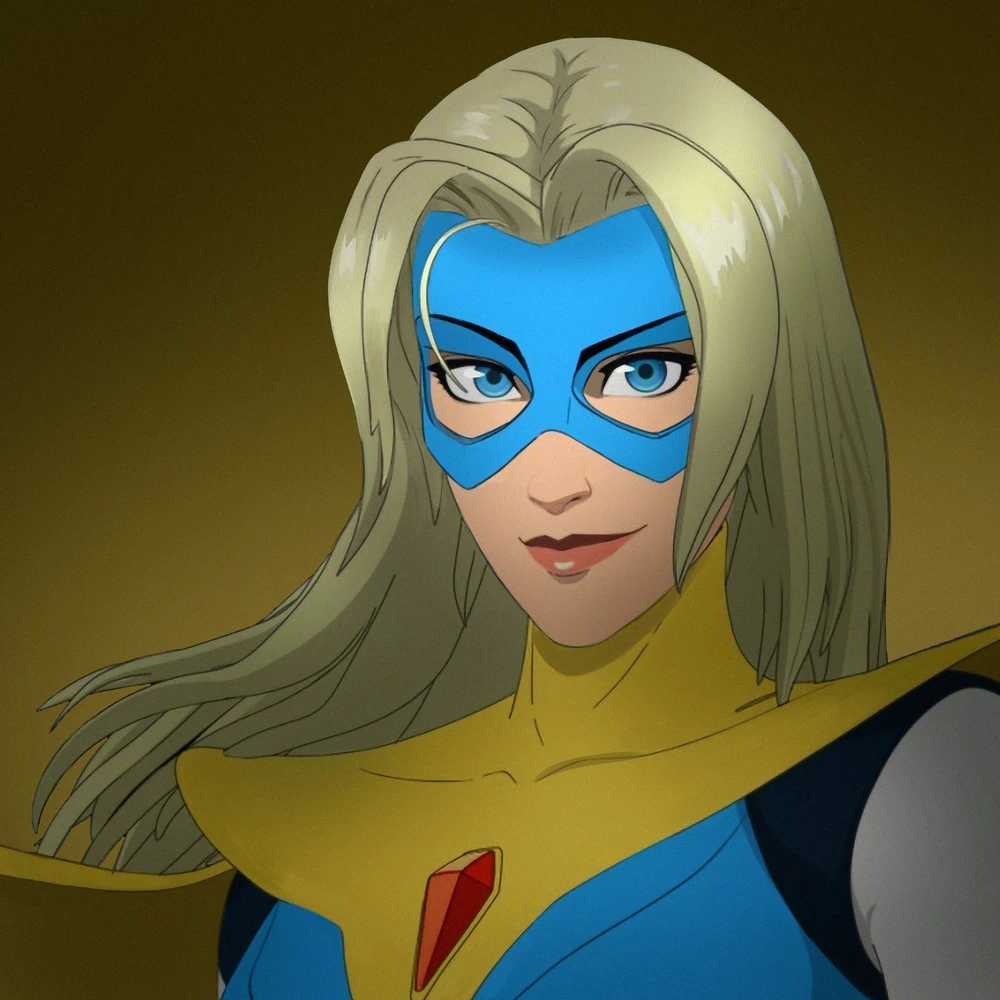 Avatar do personagem de IA Blonde Blazer