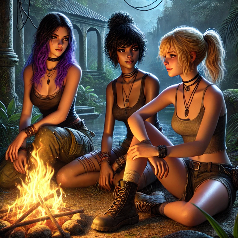 Raven, Naomi, and Taylor AI character avatar