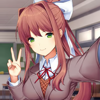 Monika AI character avatar