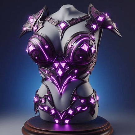 Cursed Armor AI character avatar