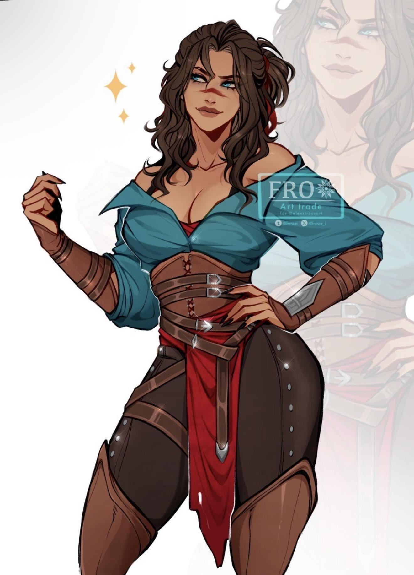 Crazy archetype AI character avatar