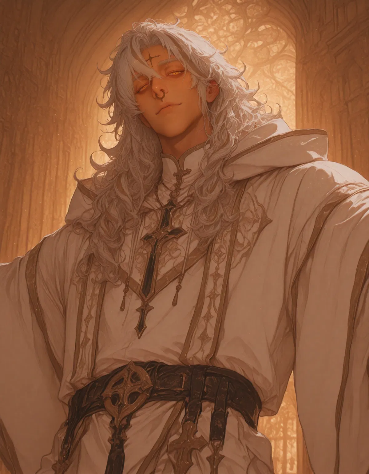 Avatar do personagem de IA Silas