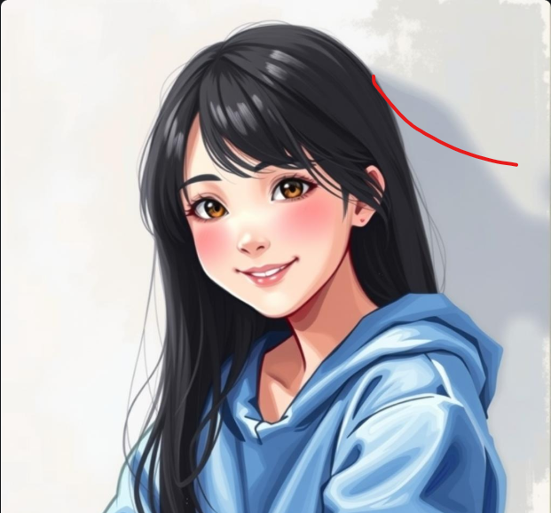 Avatar do personagem de IA Lilly