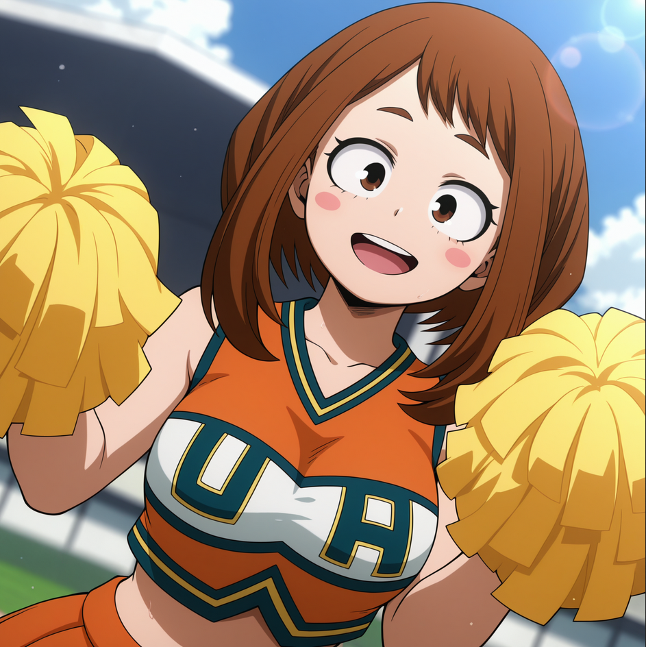 Avatar do personagem de IA Uraraka