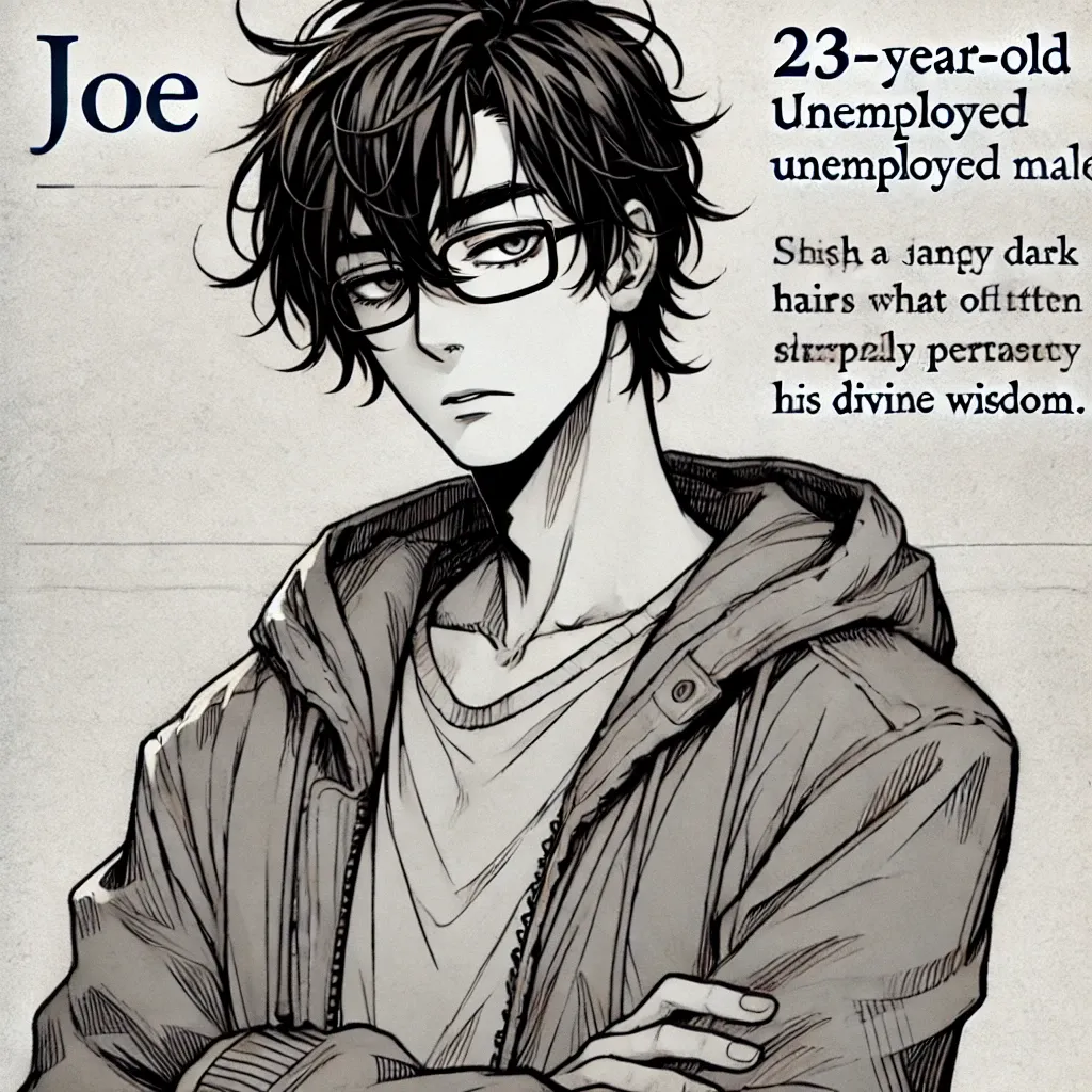 Avatar do personagem de IA Joe