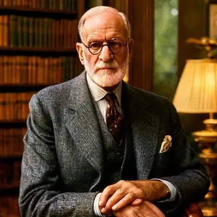 Avatar do personagem de IA Sigmund Freud