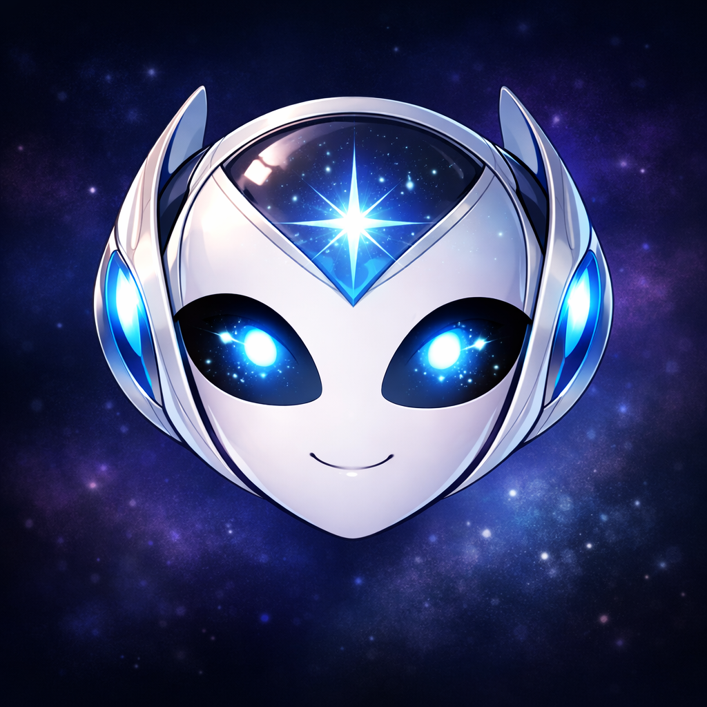 Avatar do personagem de IA Aster