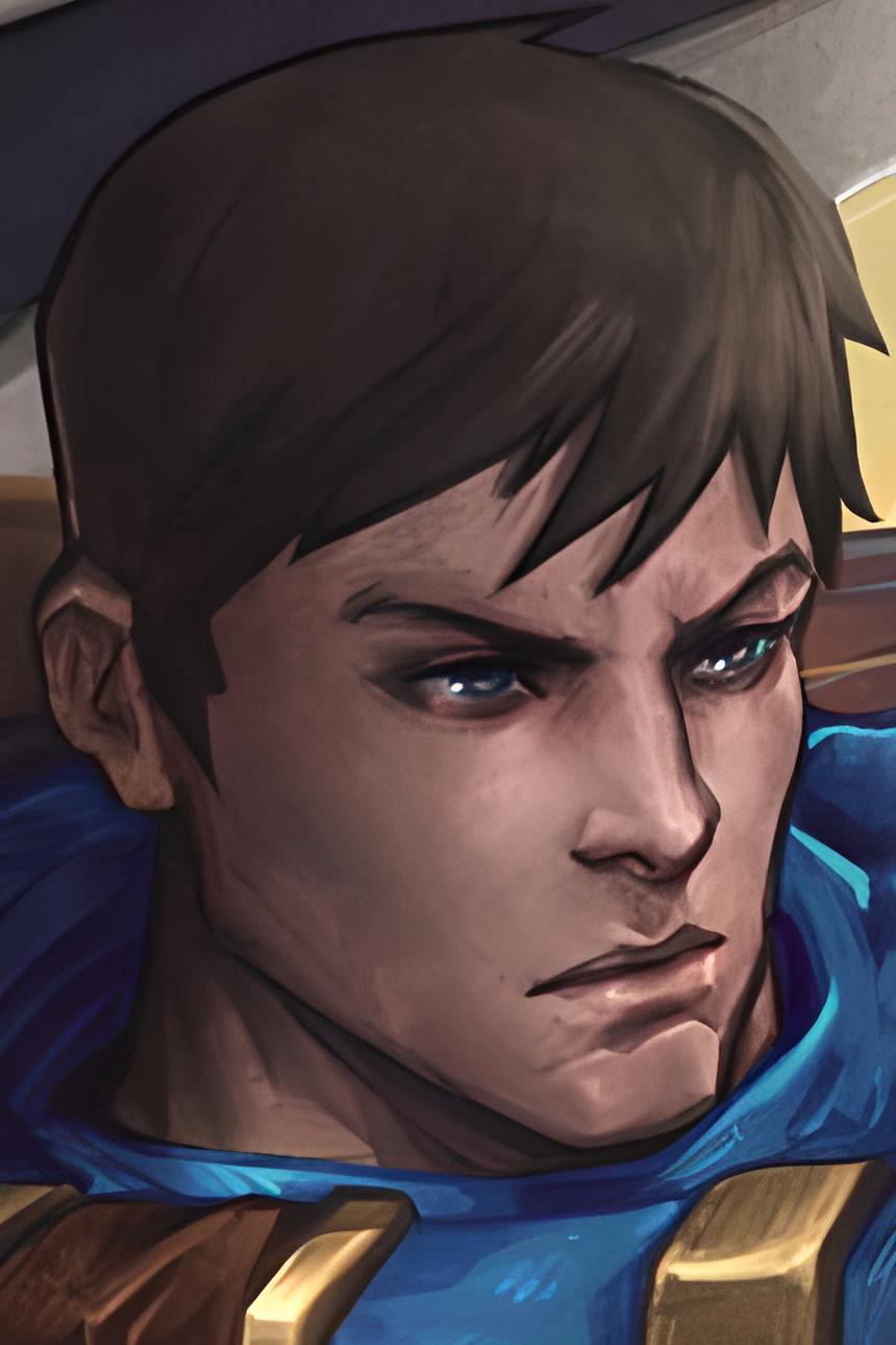 Avatar do personagem de IA Garen